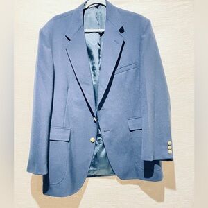 Classic Navy Men's Blazer with Gold Buttons